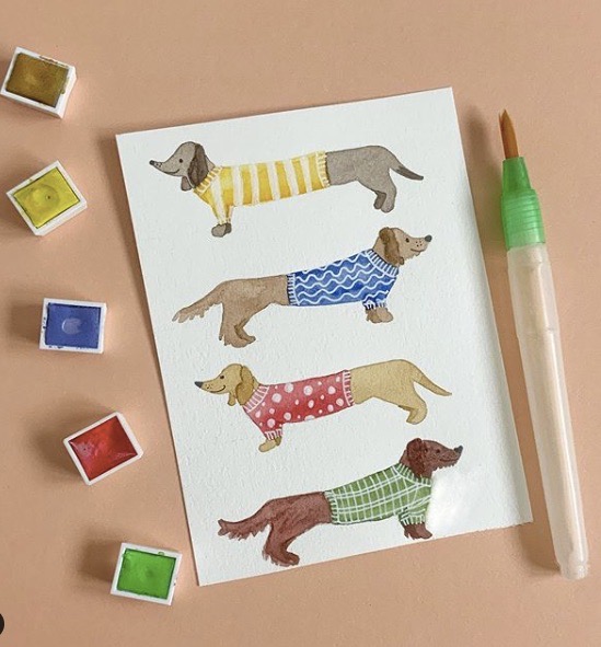Aquarell Workshop<br>
Ferienprogramm für Kids (6-12 Jahre)